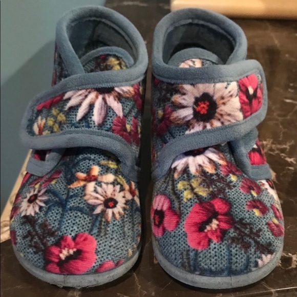 Other - Velvet-Feel Hard Bottomed Slippers/Shoes - 8.5